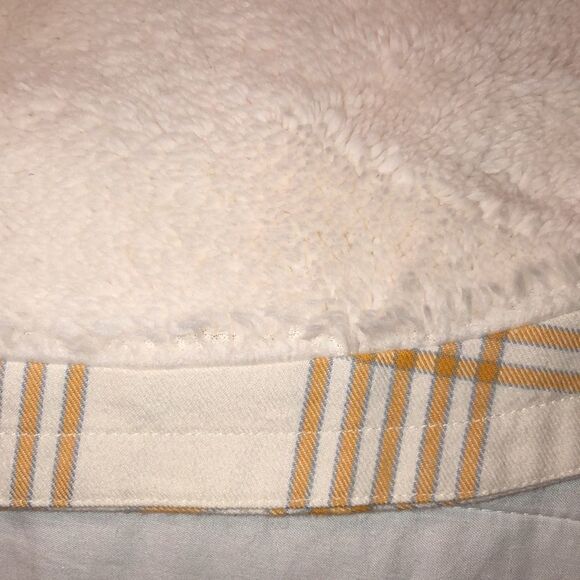 Eddie Bauer 2X Tall Cotton Flannel Plaid Sherpa Shirt Jacket Shacket - Picture 16 of 16